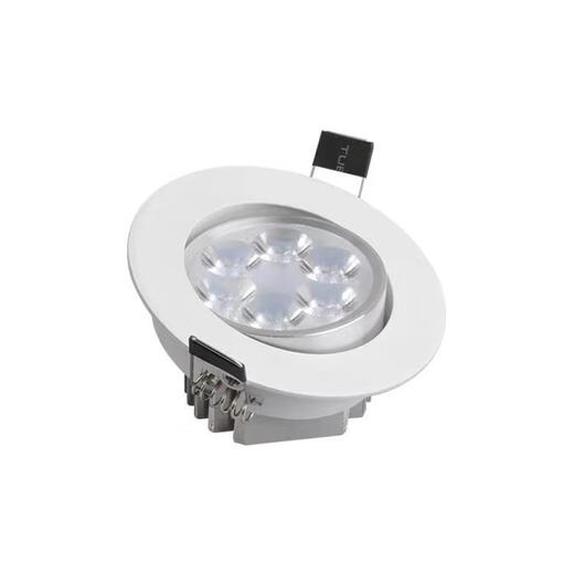 Yilin factory direct emitting lamp LED ceiling lamp embedded COB household hole lamp downlight commercial household neutral super bright lamp large 3 watt bright silver white light 6000K* opening 6.5-