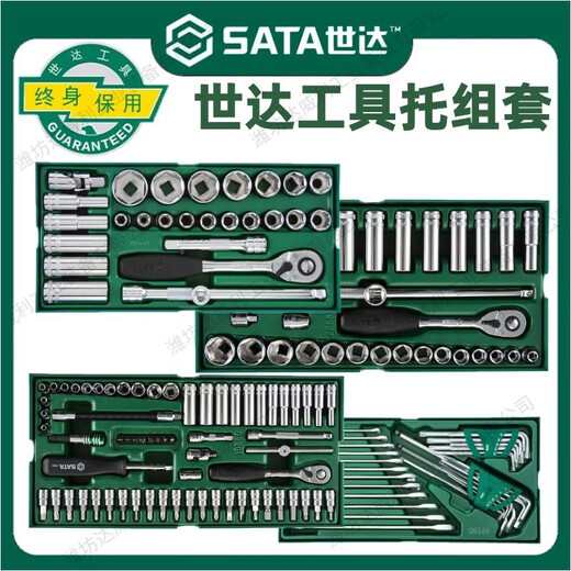 Shida Werkzeughalter -Set -Serie -Schraubenschlüsselmetrik Imperial Open Pflaumenblütenhülle Set 0990109015 99 43 9902 Werkzeughalter -Set - 33 Stücke 10 -mm -Serie Set