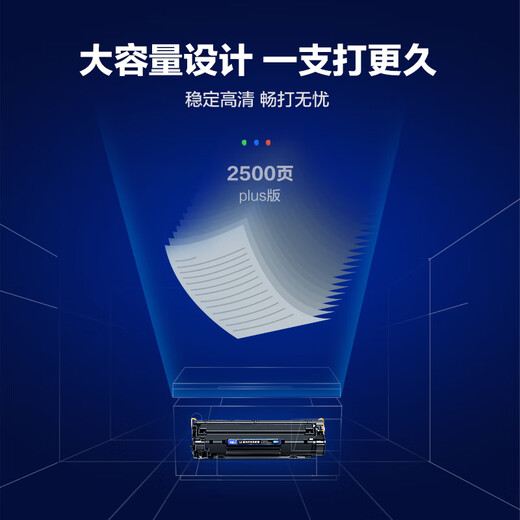 彩格PLUS版CB436A硒鼓 36A黑色硒鼓 适用惠普HP LaserJet P1505 CB436A硒鼓Plus版