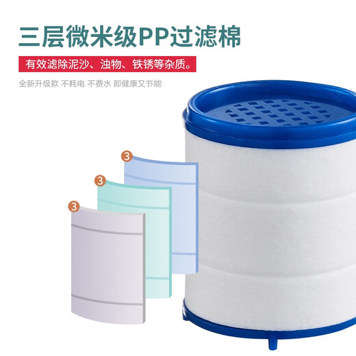 Wuzory [Deutschland] Wasserhahnfilter Wasserreinigung Splash -Gelenk -Leitungswasser Küche Extender Boost Splash Head Upgraded - PP -Baumwollfilterelement auf Mikrofänenebene * 10 verbessertes volles Kupferschnittstellen 丨 Inbegriffen Installationszubehör integriert