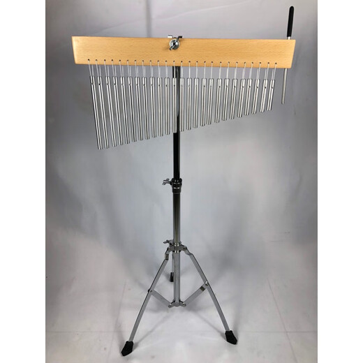 京韵打击乐器/奥尔夫教具/36音风铃 /乐队伴奏音树/ 带支架 音束 25音银色带电镀支架