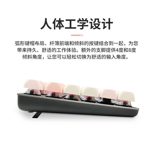 罗技（Logitech）【秋天小狗】K845机械键盘 游戏键盘 办公键盘全尺寸办公家用背光电竞吃鸡键盘MOA高度球型键帽 K845-红轴-秋天小狗