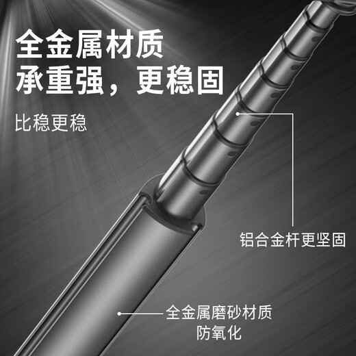 COUDY 手机自拍杆三脚架直播摄影支架落地带补光灯蓝牙遥控器可旋转伸缩1.75米户外抖音拍视频照片 1.75米金属杆+三脚架+双补光灯+蓝牙遥控