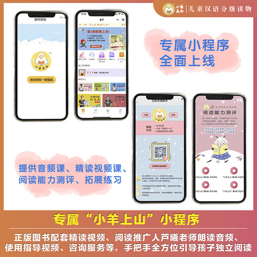 小羊上山儿童汉语分级读物全套第123456级第一二三级识字卡片卡牌绘本发声书阅读力闯关游戏图画书幼小衔接学前班幼儿园教材宝宝早教启蒙认知故事书籍0-3-6-8岁小中大班用书育儿家长使用指南 【共10册