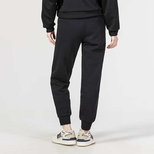 阿迪达斯（adidas）裤子女裤春新歀健身训练修身显瘦运动裤小脚舒适百搭收口卫裤长裤 IA5009/黑色针织 S