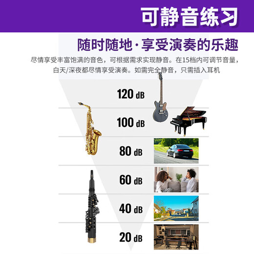 Yamaha YDS128C Instrumentos de rueda de saxofón electrónico de grado profesional Original importante + bolsa de regalo estándar oficial