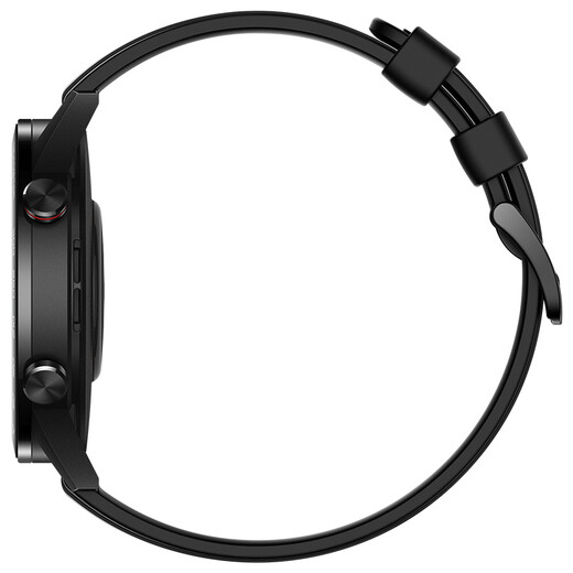 HAUNER LA LEAT 2 46 mm Stone en carbone noir Smart Sports Téléphone Watch Kirin A1 CHIP Heart Blood Oxygen Detection Bluetooth Call MagicWatch2 hommes et femmes