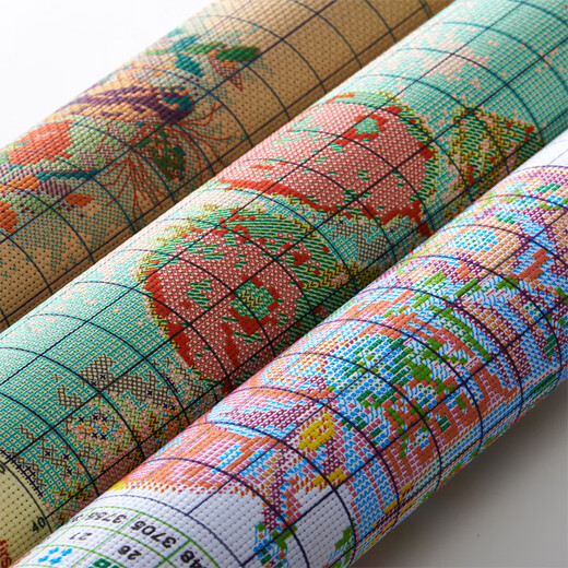 
French DMC Duomei Embroidery Cross Stitch Set DIY Handmade Embroidery Creative Embroidery Cartoon Nostalgia 12244 Nostalgia 12 Zodiac Sagittarius 14CT Two-strand linen color non-printed cloth
