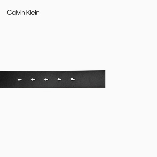 Calvin KleinJeans men's business gentleman style casual double-sided with ck letter metal buckle belt belt holiday gift