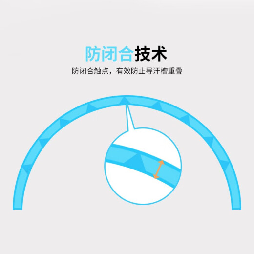 WRELS升级款硅胶导汗带男女运动头带防汗带跑步健身瑜伽吸汗跑马止汗带 二代灰色(导汗升级)