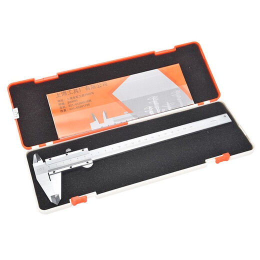 Shanggong four-purpose vernier caliper 0-300mm graduation value 0.02 mechanical vernier caliper oil mark line card carbon steel oil mark caliper high precision