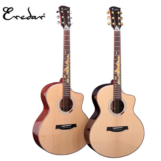 Eredar Guitar Standard 41-inch single-top folk classic craftsman series Yuanshan Guitar single-board folk guitar Yuanshan 300JA 41-inch single-top electric box guitar