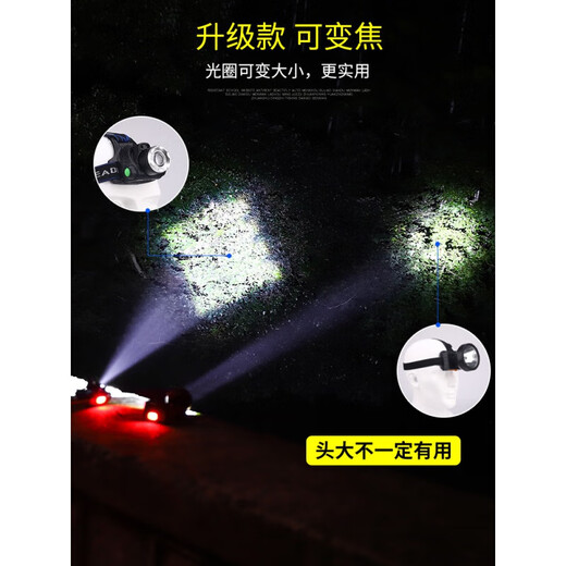 【JD健康】医用手术头头灯耳鼻喉五官科外科聚光手术头戴式美容口腔牙科检查专用灯 无感应白光9900W续航5小时【内置锂电池】