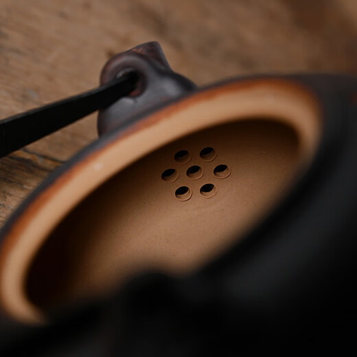 Gold inlaid jade teapot for boiling water and making tea, retro lifting beam electric ceramic stove, large capacity indoor rich water boiling kettle 850ML