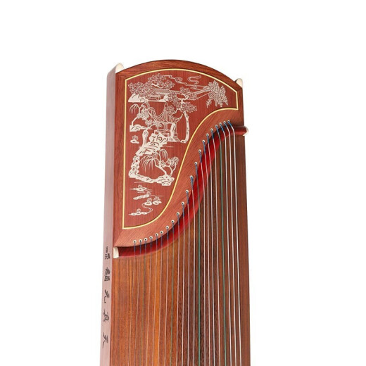 
Dunhuang brand Dunhuang 694L mahogany series shell carving professional performance beginner Guzheng qin Shanghai National Musical Instrument Factory 1 694T Smoky Rain Jiangnan (full set of accessories)