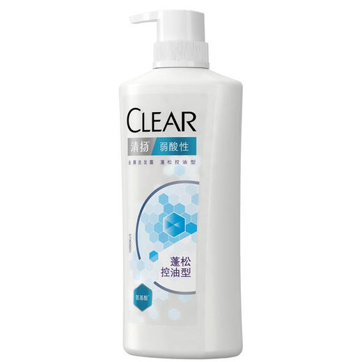 清扬（CLEAR）女生去屑洗发水弱酸性氨基酸去油 蓬松控油型500g  5.5小蓝瓶