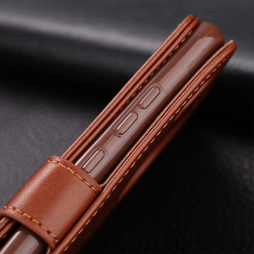 Yazunshi Huawei mate30 mobile phone case flip-top leather case Huawei Mate30Ppro fall protection case full-cover soft case card-enabled men's and women's wallet model [brown] Mate30
