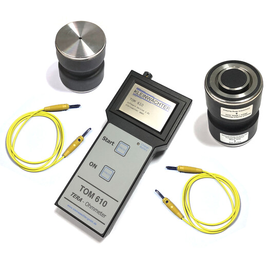 
Konavotst TOM610 heavy hammer surface resistance test anti-static insulation resistance voltage resistance detection device Optional-844 two-point electrode (test small objects)