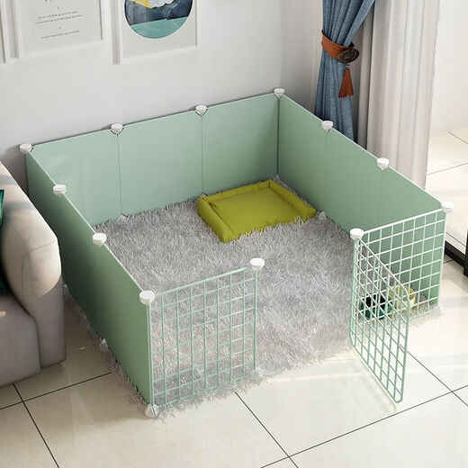 Raft core kitten cage kitten fence dog small dog rabbit indoor home isolation guardrail fence dog fence pet fence standard A type/4 pieces/35*35*35 resin paint