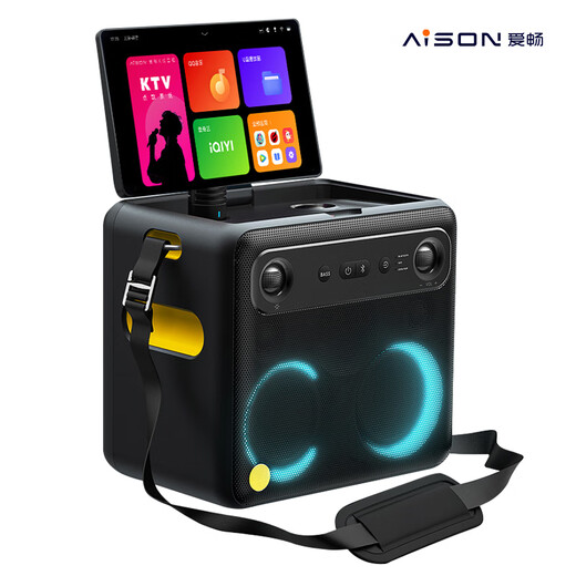 AISON K70 outdoor karaoke speaker KTV all-in-one machine family karaoke Bluetooth outdoor camping artifact outing gifts national subsidies