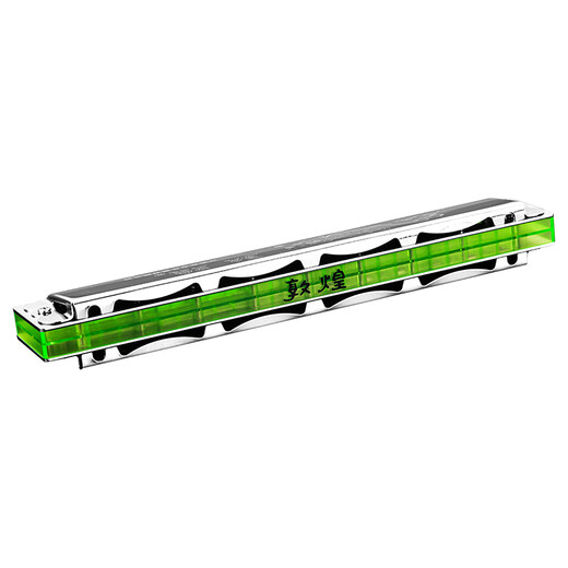 Dunhuang 24-Loch-Polyphonic Mundhononica Retro Green Gitter Silber Cover empfohlen für Anfänger C Key Einführungsleistung