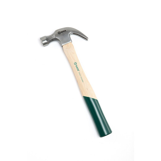 SATA decoration wooden handle claw hammer nail remover hammer 92321 wooden handle claw hammer 0.8 pounds 92322