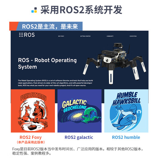 亚博智能（YahBoom）树莓派5六足机器人 ROS蜘蛛SLAM雷达建图导航 AI视觉jetson nano 升级套餐A【含JETSON NANO B01】