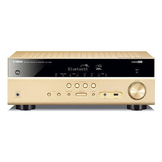 YAMAHA RX-V385 4K home high-power home theater amplifier Bluetooth radio amplifier multi-function amplifier HDMI high-definition RX-V385 gold