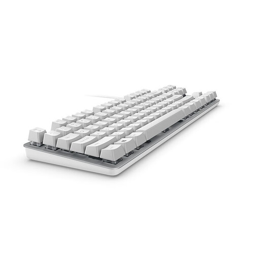 罗技（Logitech）K835有线机械键盘 游戏办公商务外设 TTC轴 84键 白色 红轴