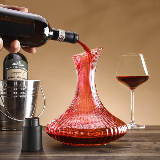 CLITON red wine decanter, tree pattern glass fast wine decanter, home wine pourer, wine divider, flask
