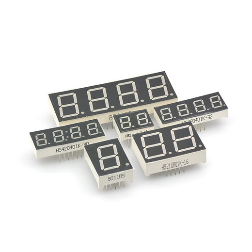 TaoTimeClub digital tube 0.4 inch 0.8 inch 2/3/4 digit common cathode/common anode red highlight digital display tube clock 0.8 inch 1 digit common anode