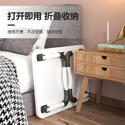 华恺之星笔记本床上电脑桌折叠桌书桌学习桌小桌子BGZ692抽屉白60*40