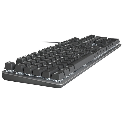 
Logitech K845 mechanical keyboard backlit wired keyboard machinery office keyboard gaming e-sports computer keyboard DIY keycaps replaceable Qinghong tea shaft keyboard full size Panda roll joint model-tea shaft