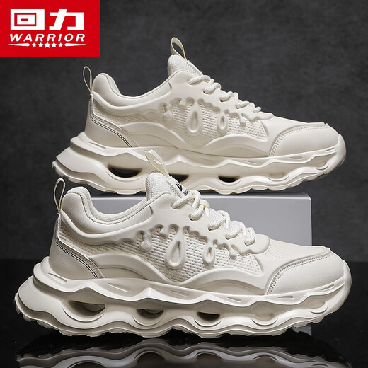 
Warrior casual men's shoes mesh dad shoes men's height-enhancing versatile sports shoes men 3893 beige 43