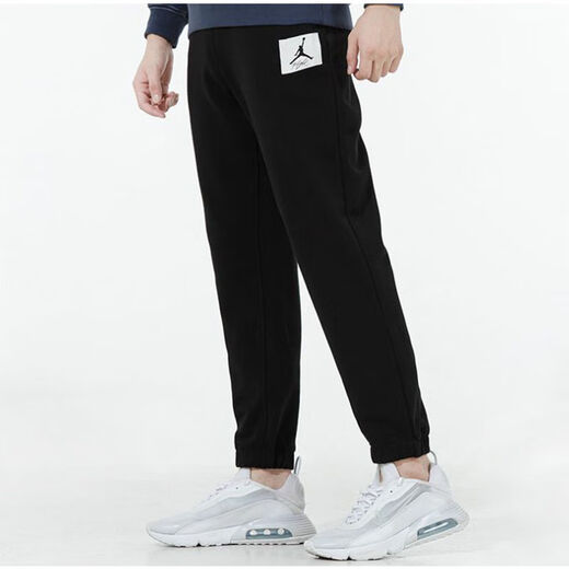 腾讯体育（Tencent Sports）新款aj飞人长裤秋冬春夏季情侣潮牌宽松运动休闲舒适束脚卫裤 6223灰色 3XL (175-180cm)