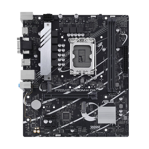 Intel 12th Generation Core CPU ASUS B760 Tablero de conjuntos de CPU de placa base U Conjunto de ASUS Prime B760M-K D4 I3-12100