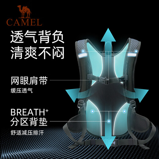 骆驼（CAMEL）【晨风】户外骑行徒步登山包旅游旅行轻便爬山背包运动双肩包4633