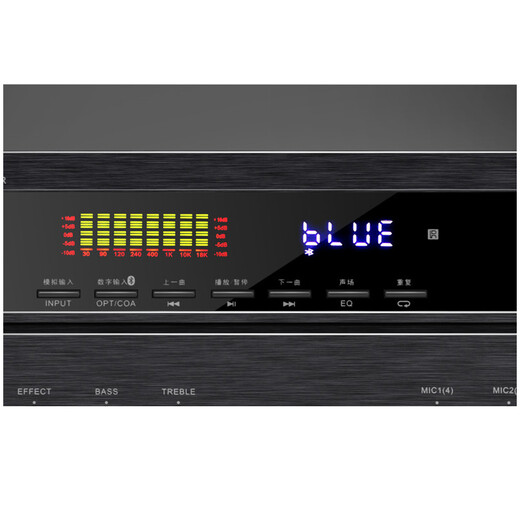 先科(SAST)DT-9000功放机家用大功率定阻KTV重低音卡拉OK会议演出专业发烧级HIFI功放专业功放 1600W旗舰版+双话筒