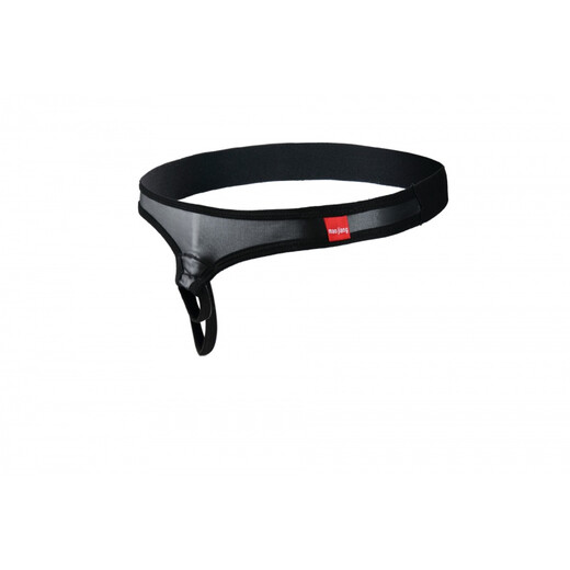 ROSELEX confidential delivery men's sexy underwear with empty back buttocks exposed thong gay nightclub personality S (European size) black