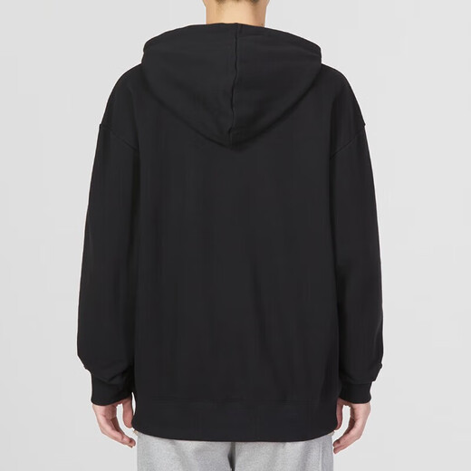 阿迪达斯 （adidas）卫衣男士2025春秋季新款运动服针织连帽上衣套头衫IC9759 IC9758黑色  XL