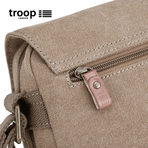 Sac à épaule pour hommes décontractés troupes de troupe de troupes pour hommes masculins neuf style masculin crossbody bac masculin de toile de toile de toile horizontale sac à épaule masculine sac grand brun l1585