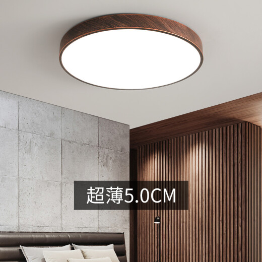 Op Yuanxing villa gate light outdoor ceiling light self-built house gate ceiling light door light LED rust color 40CM24.wLED white light
