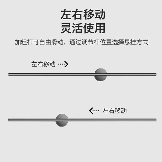 Astomi towel rack bathroom punch-free storage rack bathroom wall-mounted kitchen single-pole towel bar slipper rack storage gun gray 40cm