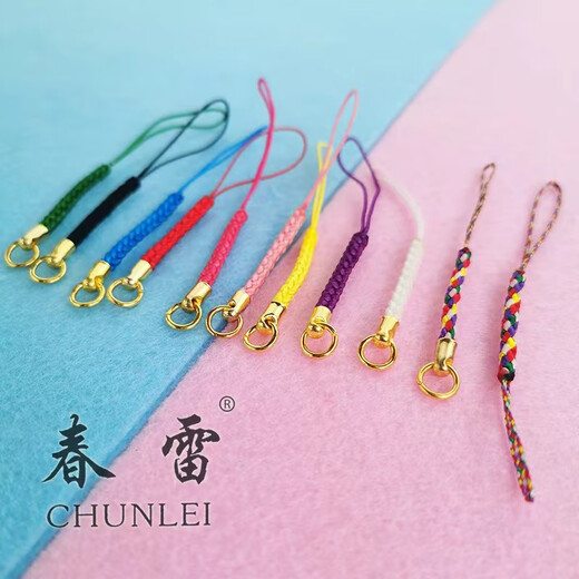 Pei Nanwei 10 lobster clasp lanyards, pendant ropes, mobile phone pendant ropes, diy material jewelry accessories, bag accessories, 10 multi-color mixed packs