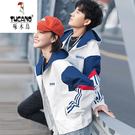 
Woodpecker (TUCANO) Spring and Autumn Couple Clothing Spring and Autumn 2025 New Fashion Internet Celebrity Different Autumn and Winter Couple Jacket L7170 White Thick Men's XXL185 Single-piece Jacket Price