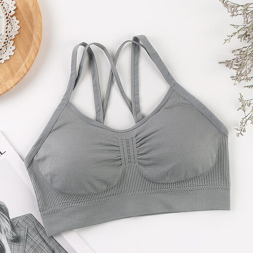 New Crosed Beautiful Rücken ohne Stahlringe sammeln Schlaf BH Sports Basis große Studentenunterwäsche für Frauen dünner Sommer weißer Kreuz BH für 100-120 Jin [Jin gleich 0,5 kg]