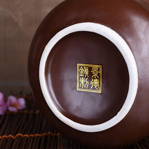 Ruichu ceramic empty wine bottle wine jar sealing jar puree 1 Jin Jin equals 0.5 kg 3 Jin Jin equals 0.5 kg 5 Jin Jin equals 0.5 kg 10 Jin Jin equals 0.5 kg packed sealed wine jar craft wine bottle Jingdezhen 10 Jin Jin equals 0.5 kg packed