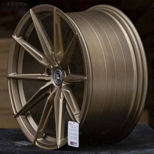 KE German WF-CF03 Internet celebrity spinning wheels are suitable for Mercedes-Benz, BMW, Audi Xingrui and Lynk & Co models, high-gloss silver (all aluminum alloy + spinning process) 19 inches 8.5J