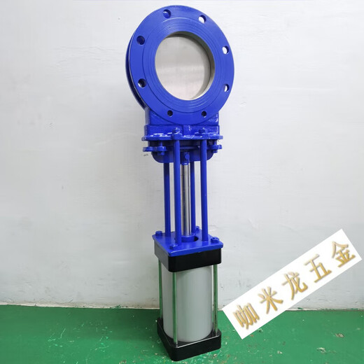 气动刀型闸阀dn300插板阀纸浆料浆液聚氨酯耐磨陶瓷闸板阀PZ673H DN50[铸钢]