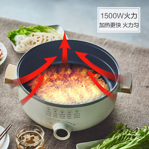 苏泊尔 SUPOR  多用途锅 电火锅家用 多功能电炒锅电煮锅不粘电饼铛煎烤机5.5L电热锅 JD30D818